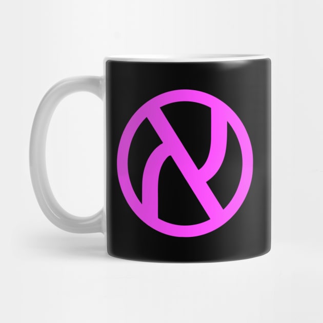 Jewish Anarchist Symbol (Pink) by dikleyt